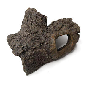 Bûche creuse <span class=keywords><strong>Aquarium</strong></span> lézard décoration habitat naturel Betta Reptile cacher accessoires de réservoir de poissons - Product Image 5