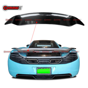 Vors Style Dry Carbon Fiber Car <b>Rear</b> Wing for Mclaren MP4 <b>Rear</b> <b>Spoiler</b> Kit Auto Car Body Parts - Product Image 1