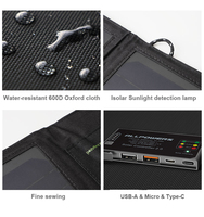Panneaux solaires pliables, 10000mAh, 5v21w, batterie de secours, chargeur pour téléphone portable