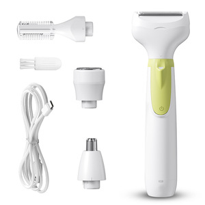 Depiladora Eléctrica DOODA 4 en 1 <span class=keywords><strong>para</strong></span> Mujer, Recortadora Impermeable IPX4, Recargable por USB, Indolora, <span class=keywords><strong>para</strong></span> Uso en RV, Auto, Axilas, Piernas, Nariz y Vello Púbico - Product Image 6