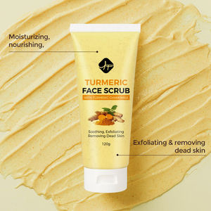 Vitamin C and Turmeric Face <strong>Scrub</strong> <strong>Cream</strong> Private Label Organics <strong>Facial</strong> <strong>Scrub</strong> Exfoliating Clears Blackheads Improve Dark Spot Acne - Product Image 1