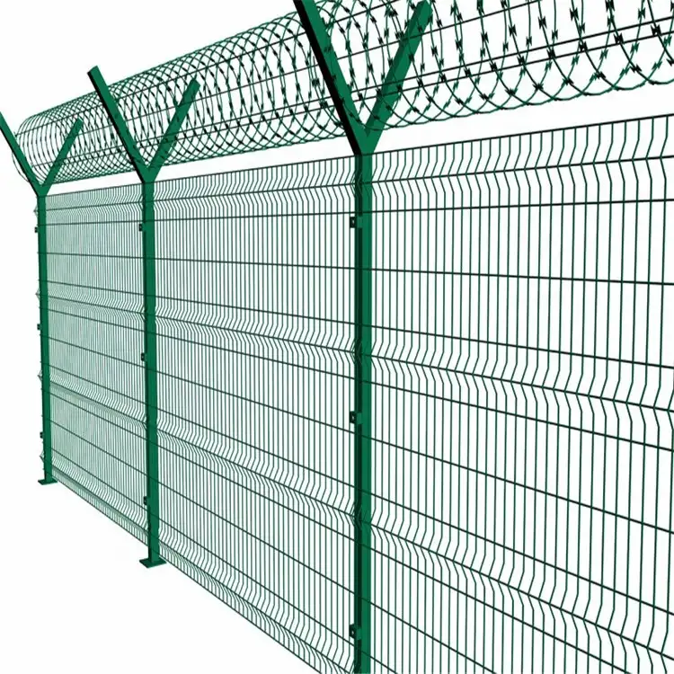 Cina produttore di PVC rivestito pannello di recinzione di Alta qualità 3D curvo triangolo flessione recinzione