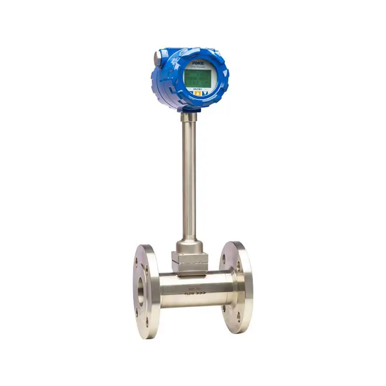 Misuratore di portata ad aria gpl gas vortice misuratore di portata a vortice di vapore super riscaldato flussometro flusso gas inserzione vortex flussometro