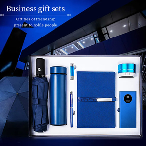 Hot Set 2023 Unique Perfect Corporate Mini Umbrella Notebook Pen Gift Set for Business Trade Birthday & Holiday Welcome Gifts