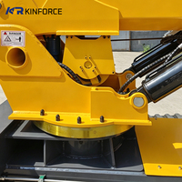 Spider Crane Harga Tinggi, Listrik, Dapat Diisi Ulang, Tinggi Angkat 17m, 5 Ton, Radius Kerja Luas, Pemasangan Track, Pengangkatan Nirkabel