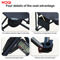 Vente en gros de tables et chaises de pique-nique en plein air WOQI Grand ensemble de meubles portables Tables et chaises pliantes pour banquet en plein air et camping