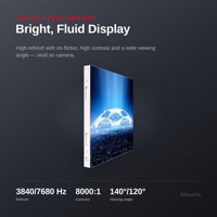 Pantalla LED para Exteriores P6.25 Legible Bajo la Luz Solar, IP66 Resistente al Polvo, Gabinete de Aluminio Ligero de 25 kg, Publicidad en Carreteras, 5 Años de Garantía