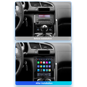 CARUPEZ Autoradio Android 9,7 pouces avec GPS intégré et lecteur de <span class=keywords><strong>carte</strong></span> <span class=keywords><strong>SD</strong></span> pour Peugeot <span class=keywords><strong>3008</strong></span> 2010-2017 (uniquement pour climatisation automatique) Style Tesla vertical - Product Image 3