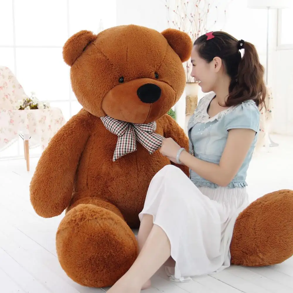 Gấu Bông Teddy Lông Cỡ Lớn 39Inch, Quà Tặng Ngày Valentine Miễn Phí Vận Chuyển Đến Mỹ