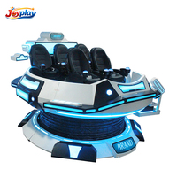 Máquina de Realidad Virtual Joyplay UFO, Simulador de Acción, Máquina Arcade VR de 5 y 6 Asientos, Equipo de Cine 9D VR Usado