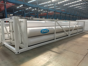 9 tubi CNG tubo contenitore da 40ft Skid cilindro CNG tubo Skid contenitore serbatoio rimorchio - Product Image 5