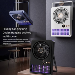 Lampe <span class=keywords><strong>anti</strong></span>-moustiques LED rechargeable OEM avec logo, piège à insectes électrique avec petit ventilateur pour intérieur, extérieur et camping - Product Image 4