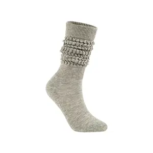 Calcetines largos hasta la rodilla para mujer, calcetín holgado de algodón de alta calidad, KTD-29212, gran oferta