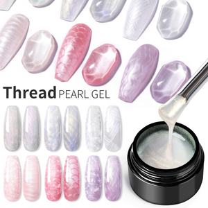 Esmalte de Gel <span class=keywords><strong>para</strong></span> uñas, capa de hilo de 7ML, Aurora, perla, <span class=keywords><strong>semipermanente</strong></span>, UV, LED, geles de colores - Product Image 2