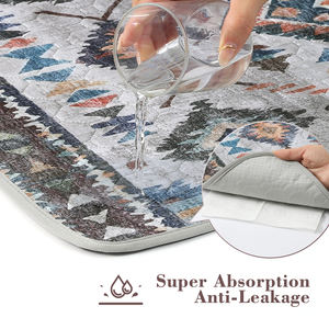 HIPHOPPET BSCI Benutzer definiertes Logo/Größe Wasserdichte geste ppte Trainings pads für Haustiere Super absorbierende rutsch feste wasch bare wieder verwendbare Welpen-Pee-Pads - Product Image 4