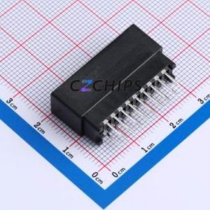 ED18BGFBK Gold Finger Connector Through hole Component (THT),P=2.54mm Connector EDGE SLOT 2.54mm 18P Through Hole - Product Image 2