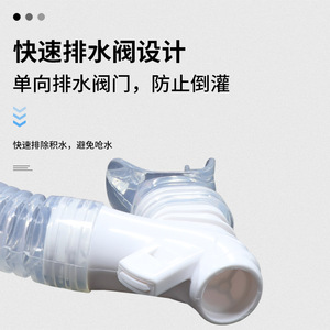 Dry Snorkel Silicone <b>Bite</b> Mouthpiece Kids Comfortable Anti-Splash - Product Image 4
