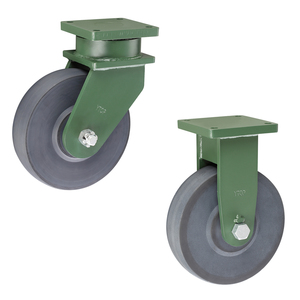 YTOP Heavy Industry Nylon Rodízios com uma única capacidade de rolamento de 5000kg. Feito de aço manganês para resistir ao impacto - Product Image 3