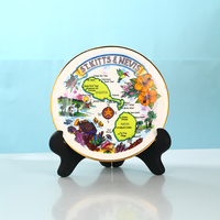 Ménage Coloré Conception Pad Impression Assiette À Manger Assiettes En Céramique Plats Ensemble Décalque Assiette À Dîner Motif Porcelaine Pratos
