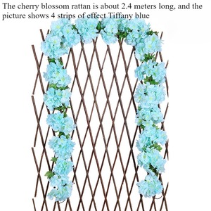 Handmade thực tế nhân tạo tăng dây leo cho đám cưới trang trí nhà trần trang trí hệ thống ống nước cảnh quan giả Hoa Mây - Product Image 2