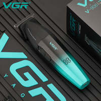 Tondeuse à cheveux professionnelle VGR V-906, machine à couper les cheveux 9000 tr/min, tondeuse électrique pour barbier, tondeuse à cheveux rechargeable en métal pour hommes