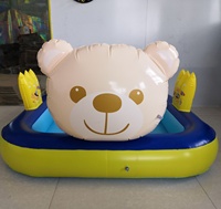 Cible de piscine gonflable design ours enfants/enfants piscine jeu d'eau pataugeoire piscine intérieure/extérieure