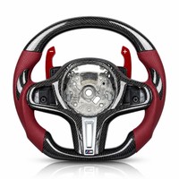 Volant personnalisé en fibre de carbone à trois branches pour BMW G20 G30 G38 Série 4 5 X3 X4 X5 X6 sans airbag, accessoires intérieurs