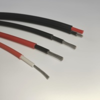 2,5mm 4mm 6mm 10mm Doppelkern Verzinntes Kupfer XLPO-Isoliertes Photovoltaik-Kabel PV1-F für Solarenergiesysteme
