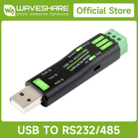Konverter Serial USB RS232/485 Waveshare Onboard Chip FT232RNL Asli 5V Kompatibel Multi-OS A628