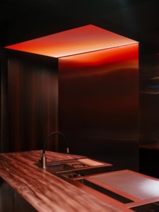 Barra de Bar Personalizada con Cubierta de Madera y Mármol para Restaurante, Diseño Interior de Bar de Vinos - Product Image 4