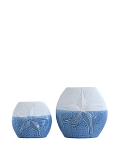 Jarrón de cerámica nórdico para decoración interior del hogar, <span class=keywords><strong>maceta</strong></span> de porcelana sencilla con adornos para boda, color azul y blanco - Product Image 6