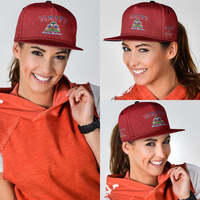 Topi Snapback Piala Dunia Sepak Bola Haiti 2026 Haiti Est De Retour Red Voodoo Veve Spirits Grosir Topi Baseball Poliester