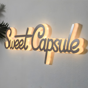 Lettres LED 3D en acrylique, résistantes aux intempéries, IPX7, néon, multicolores, haute qualité, éclairage directionnel, pour entreprises en extérieur - Product Image 2
