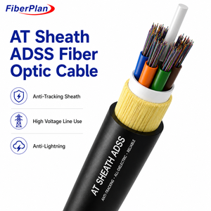 Câble à fibres optiques ADSS Asu 24 et 48 fibres, 6, 12, 48, 96, <span class=keywords><strong>144</strong></span> Hilos, câble à fibres optiques à gaine simple ADSS en <span class=keywords><strong>fibre</strong></span> <span class=keywords><strong>optique</strong></span> - Product Image 5