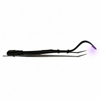 Lampe UV pour extensions de cils, légère, en plastique et métal, corps long, outil de polymérisation rapide, séchage rapide, portable, professionnel, beauté