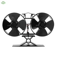 Liank Cheminée Intérieure À Bois 8 Lames D'échappement Ecofan Poêle À Granulés Alimenté À La Chaleur Double Poêle Ventilateur Autres Chauffages Domestiques