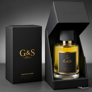 Diseña Tu Propia Botella de Perfume de Vidrio Transparente, <span class=keywords><strong>Ámbar</strong></span>, Azul, Verde, Morado o Rosa para Mujer, de 20 ml, 30 ml, 50 ml o 100 ml - Product Image 1