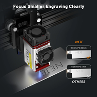 NEJE 3 Max V2 A40640 DIY CNC Laser Pengukir Kayu pemotong pengukir untuk akrilik gambar kulit Laser 3d mesin pencetak