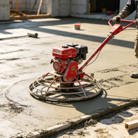 Machine à lisser les sols en ciment robuste, haute puissance, pour le lissage des surfaces routières et la finition du béton