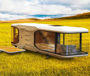 Casa Contenedor Modular Portátil Moderna de Dos Pisos, Estilo Cápsula Espacial, Prefabricada, Inspirada en un Dirigible, para Uso Comercial, Residencial y de Ocio - Product Image 2