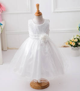Robe de mariée princesse en tulle à sequins pour bébé, jupe à sequins pour enfant, vêtements pour filles, tutu floral, robe de fête pour filles - Product Image 2