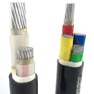 Pagar más tarde conductor de cobre xlpe pvc revestido YJV 3 core 150mm 11 KV cable IEC Cu / XLPE / PVC