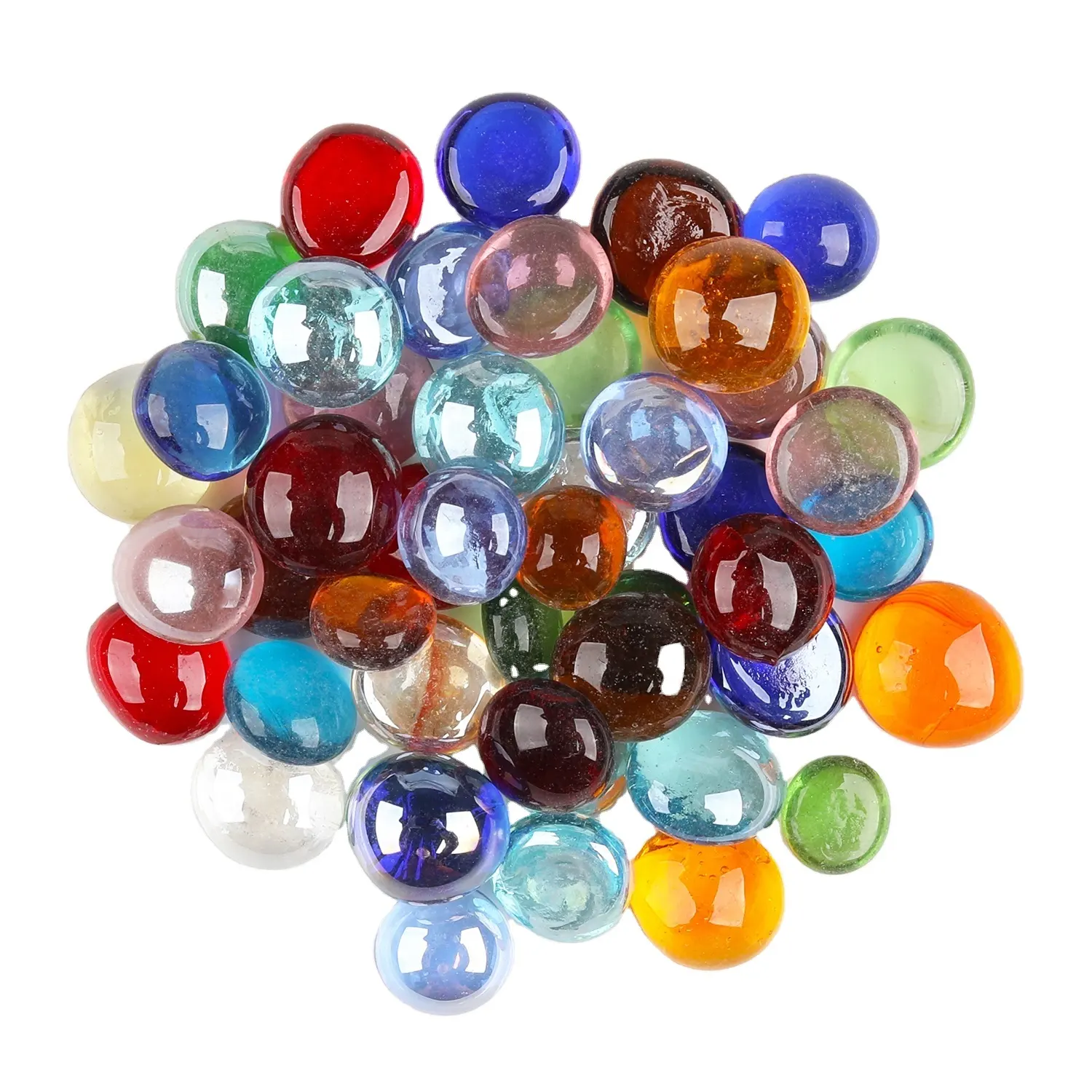 13-18mm piccolo Vetro Nuggets gemme di Vetro gocce di perline per il mestiere di DIY mosaico che fanno