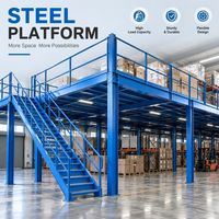 Maßgefertigte Lastplattform aus Stahl mit Modularem Schraubverbindungs-System für E-Commerce-Lagerregalsysteme