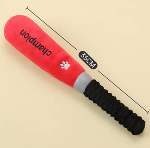 Nuevo Juguete de Peluche Ecológico para Perros, Diseño de Bate de Béisbol, Resistente a Mordidas, con Sonido y Rompecabezas - Product Image 6