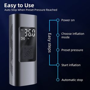 <b>Car</b> Electrical Air Pump Portable Wired Compressor Tire <b>Inflatable</b> Deflate LED USB Charge <b>Car</b> Motorcycle Ball - Product Image 3