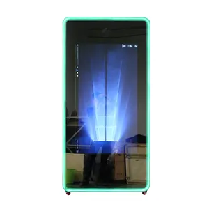 Metal Frame 43in Mirror Photo Booth Machine Touch Screen Selfie Mirror Photo Booth
