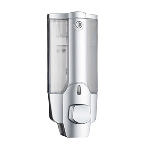 Dispensador de Jabón Manual Saint Ruijia de 320 ml, Cromado, para Baño y Hotel - Product Image 4