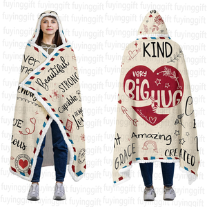 Manta usable con capucha <span class=keywords><strong>para</strong></span> <span class=keywords><strong>mi</strong></span> mamá Carta Correo aéreo Manta con capucha <span class=keywords><strong>de</strong></span> lana Mejor Día <span class=keywords><strong>DE</strong></span> LA <span class=keywords><strong>MADRE</strong></span> Regalos <span class=keywords><strong>de</strong></span> <span class=keywords><strong>cumpleaños</strong></span> <span class=keywords><strong>de</strong></span> Navidad <span class=keywords><strong>para</strong></span> mamá - Product Image 6