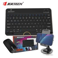 JERTECH CT3-01 ramping portabel Mini nirkabel Keyboard Mouse penjualan laris konektivitas USB antarmuka BT isi ulang untuk penggunaan ponsel